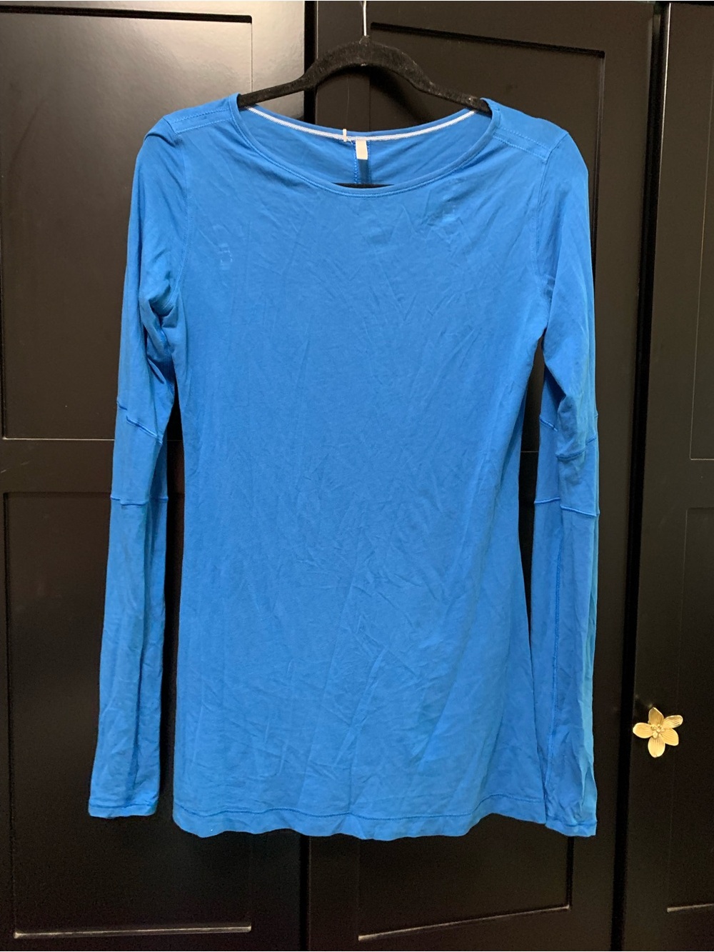 lululemon athletica Women’s Long-Sleeve Crew neck tunic Blue workout athletic